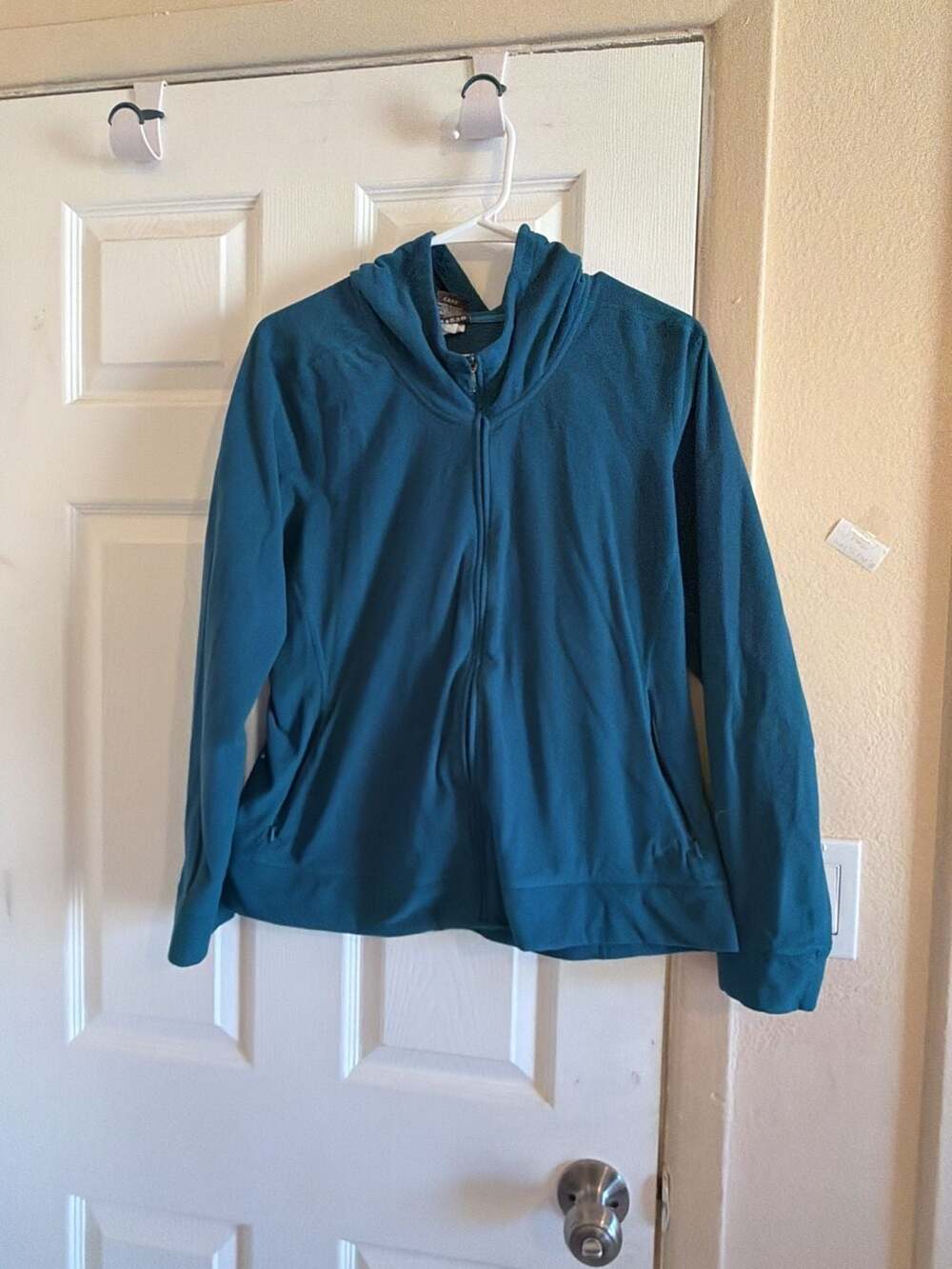 REI Co-op Fleece Zip Hoodie Teal Blue Full-Zip JacketHOM1016A